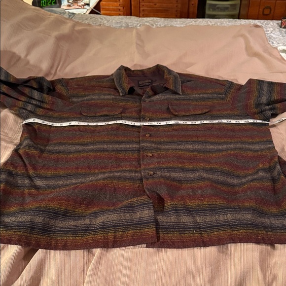 Pendleton Men's Striped Shirt Jacket in Earth Tones - Picture 5 of 9